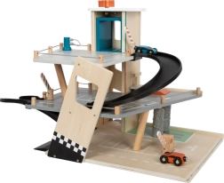 Дървенo състезателно паркинг гаражче small foot