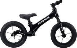 Magnezio RS Balance Bike with Ultra-Light Magnesium Frame, 12" EVA Wheels – Black