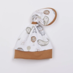 Baby cotton cap scarf Nicol