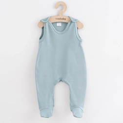 Baby footed romper New Baby Classic II dark mint