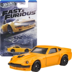 Hot Wheels Fast & Furious Datsun 240Z жълт модел 1:64, 6,5 см