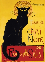 Пъзел Каберe Le Chat noir – плакат, 1000 части