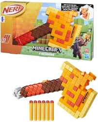 Nerf Minecraft Firebrand пенообразен бластер брадва
