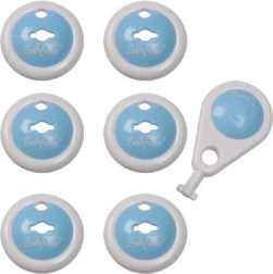 Предпазители за контакти BABY ONO, 6 бр., бели