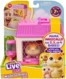 Little Live Pets Mini Mama хамстер с изненада – бебета в къщичка