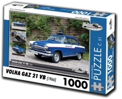 Retro Cars Puzzle Volga GAZ 21 VB 1000 Pieces