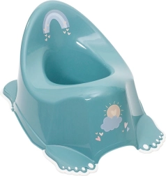 Playing children's non-slip potty Meteo turquoise