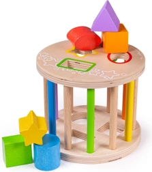 Дървен цилиндър с форми BIGJIGS BABY