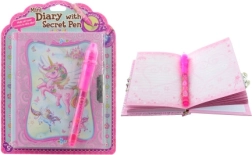 Secret Unicorn Journal with Light Pen and Lock