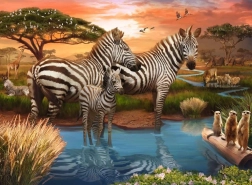Zebra Puzzle 500 pieces