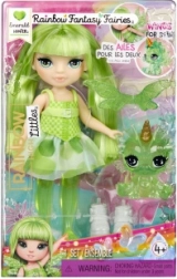 Rainbow High малка феерична сестричка Emerald – зелена кукла с крила и любимец