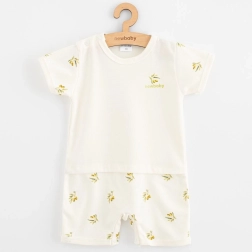 Summer baby wrap romper from organic cotton New Baby Olives