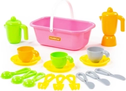 Top Chef Dishware Set with Basket for 3 People