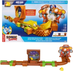 Sonic Go Go Racers Deluxe състезателен сет с мини превозно средство