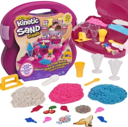 Kinetic Sand Scents комплект „ледена сметана“ в куфарче с аромат