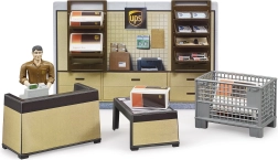 Комплект BWORLD Магазин за пратки UPS с фигурка