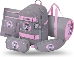 Училищен комплект 5 части Baagl Skate Kuromi Grey