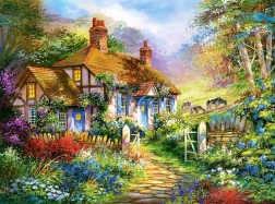 Пъзел 3000 части Forest Cottage