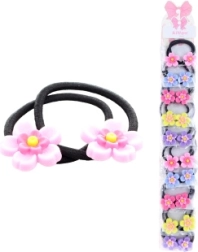 Ластици за коса с цветчета, 2 бр.
