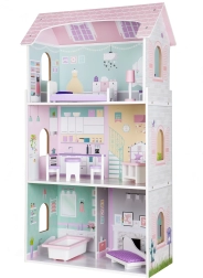 Дървена къща за кукли Jagodowa Residence от Ecotoys