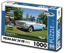 Puzzle RETRO-AUTA Volga GAZ 24 Police VB 1000 pieces
