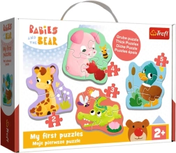 Puzzle Baby Classic – бебешки животни TREFL