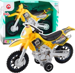 Motocross Toy Off-Road Yellow with Light and Sound Effects