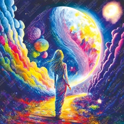 Magnolia puzzle Astral Visit 1023 pieces