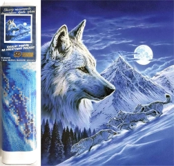 Diamond Painting Night Hunters 30 × 40 cm