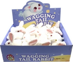 Wind-Up Bunny Wiggling Tail 14 cm