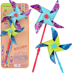 Colorful pinwheels 2 pcs – outdoor toy and garden decoration