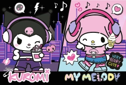 Пъзел 160 части kuromi владее hello kitty trefl