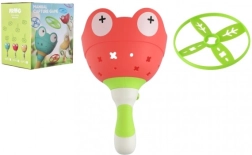 Екшън играчка жаба с изстрелващи перки