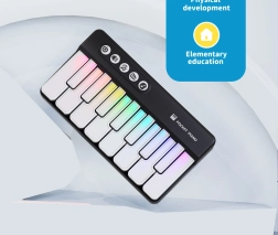 Музикално мини пиано черно за деца