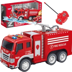 Woopie дистанционно управляван пожарен камион RC с функция за пръскане на вода