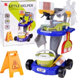 Детска количка за почистване с аксесоари и прахосмукачка