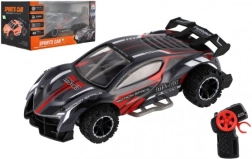 RC спортен автомобил 2,4 GHz 20 см на батерии – Червено