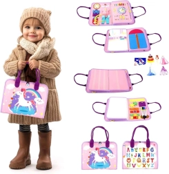 Сензорна „busy“ книжка Еднорог 2Kids Toys