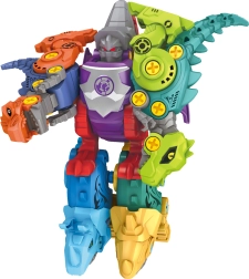 Комплект за завинтване динозаври 5в1 – конструктор робот