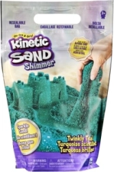 Kinetic Sand teal glitter sand 0.9 kg