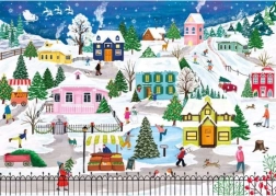 Puzzle Snowy City 1000 Pieces