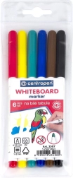 CENTROPEN маркери за бели дъски - комплект 6 бр.