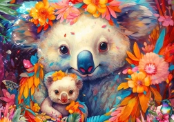 Cuddling with a Koala Puzzle 2000 Pieces
