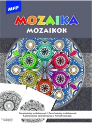 Антистрес книжка за оцветяване Мозайка 21x29 см