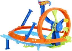 Състезателна турбо примка Hot Wheels – каскадьорски сет с ускорител