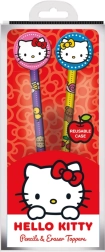Hello Kitty комплект моливи с гума