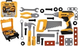 Детски комплект инструменти с акумулаторна бормашина в куфарче