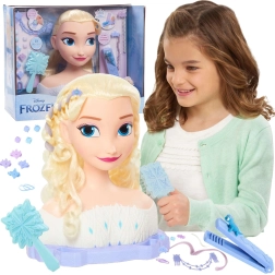 Стилизираща глава Елза от Disney Frozen Deluxe с аксесоари
