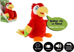 Папагал Яроушек повтарящ изречения плюшена играчка