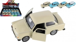 Количка Welly Trabant 601 метал 10 см асортимент 4 цвята свободен ход 12 бр. в кутия